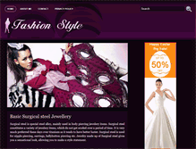 Tablet Screenshot of fuserfashion.com